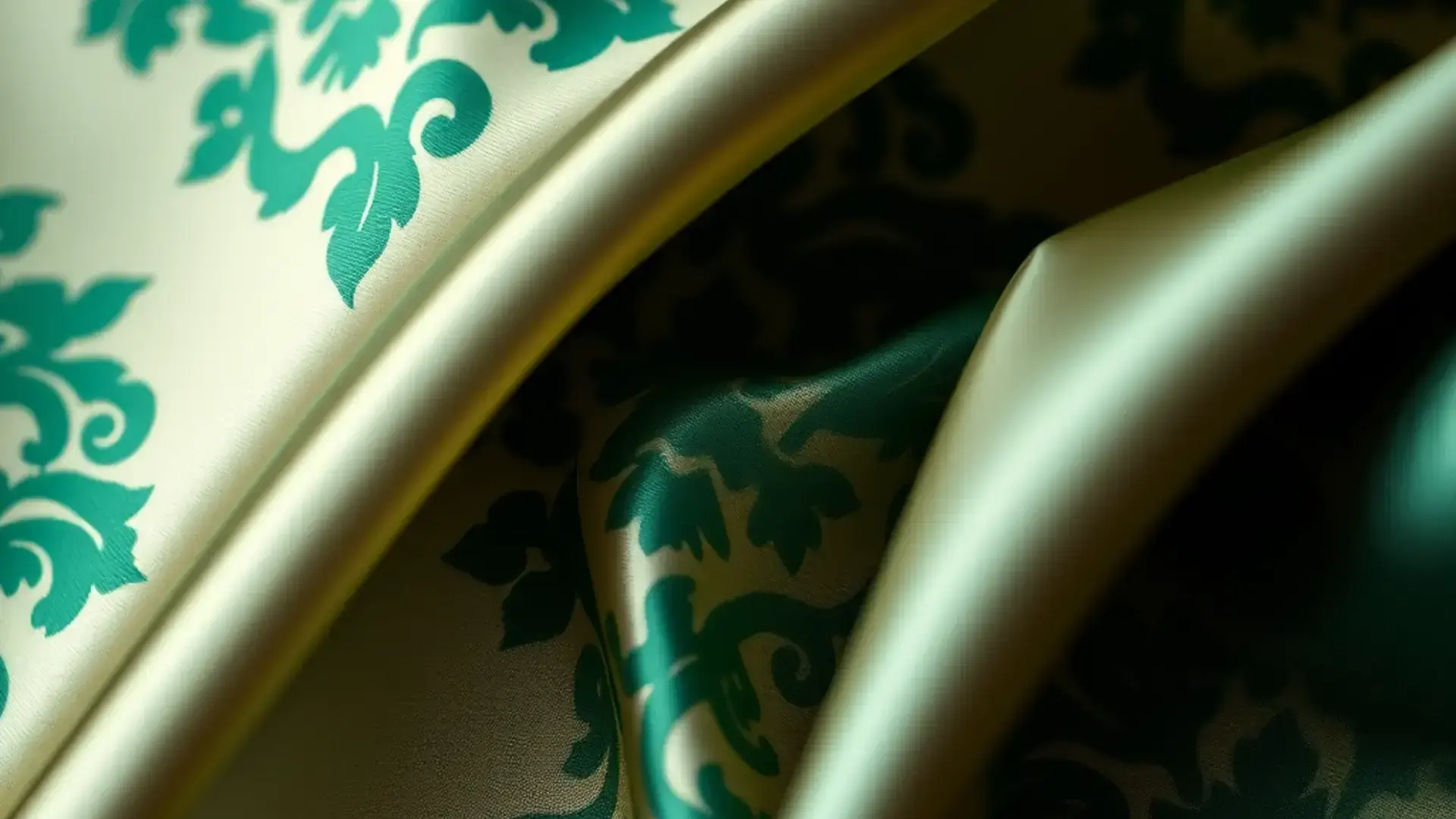 Close-up of elegant fabric texture for custom drapery